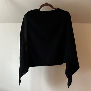 Lululemon Black Zipper Poncho